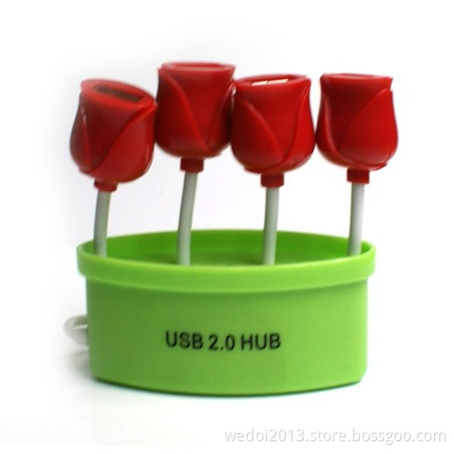 Promotional Gift Rose USB Hub for Your Love (WY-H33)